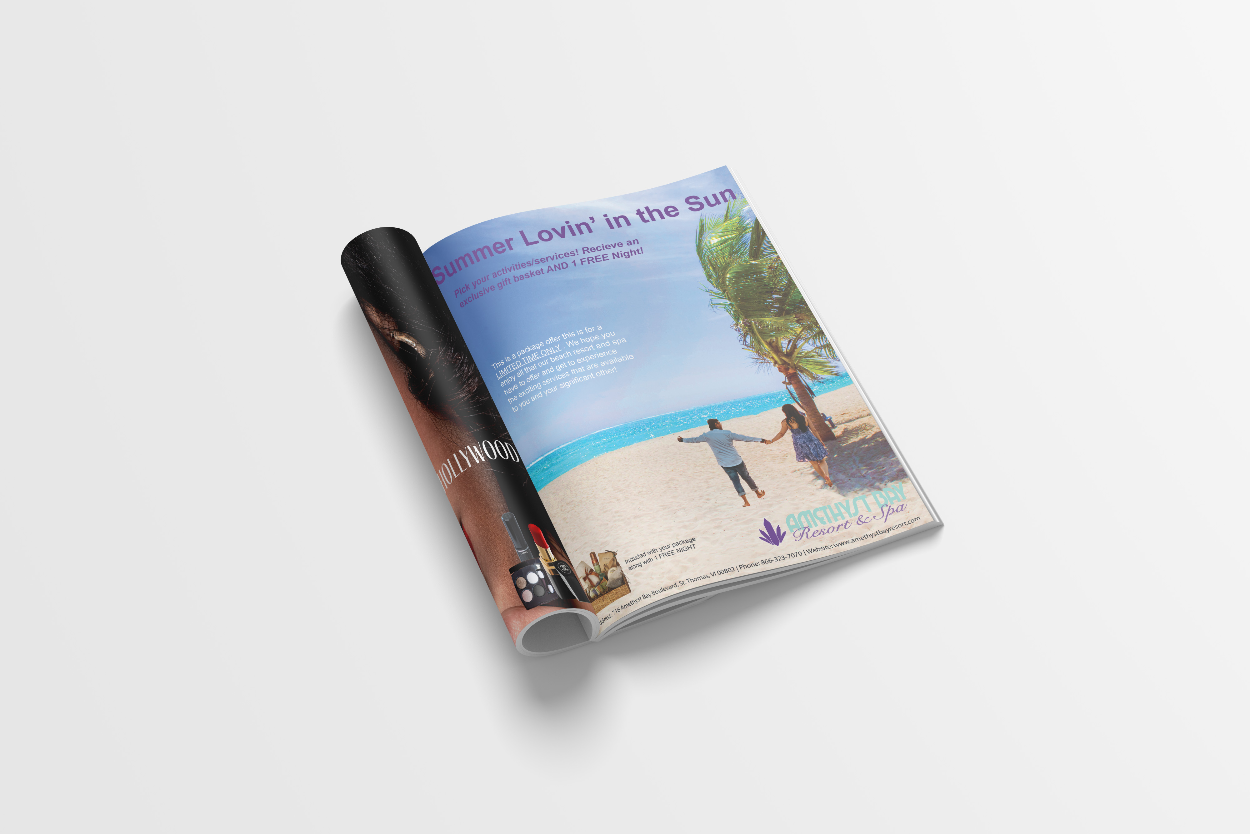 Amethyst Bay Magazine Mockup